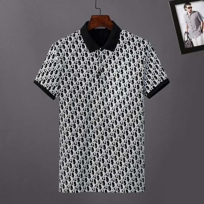 Dior Polo Shirt Short _SKUDiorM-3XL218320105